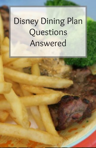 Disney Dining Plan Questions Answered