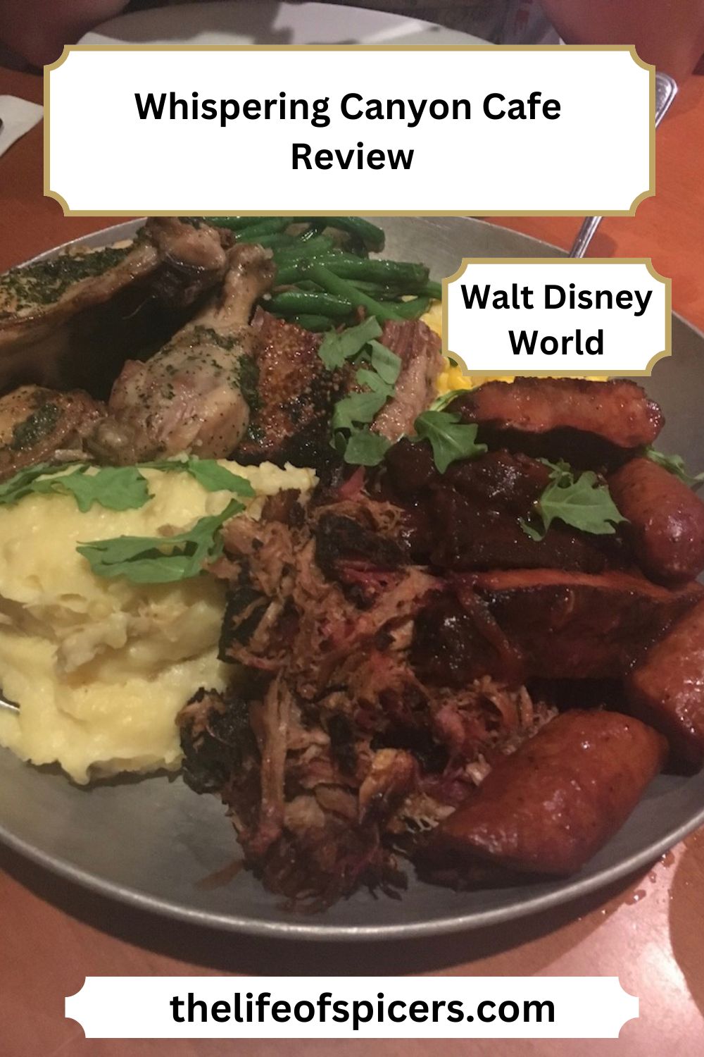 whispering canyon cafe review at disney world