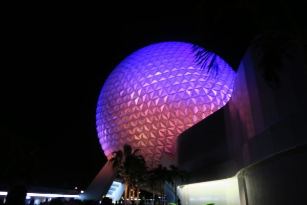 Epcot at night