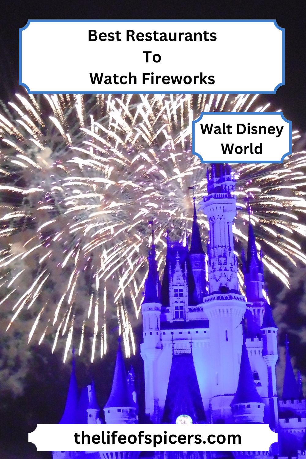 restaurants to watch fireworks at disney world