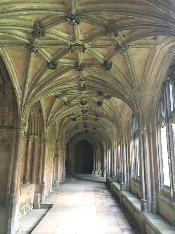 cloisters at Lacock Abbey