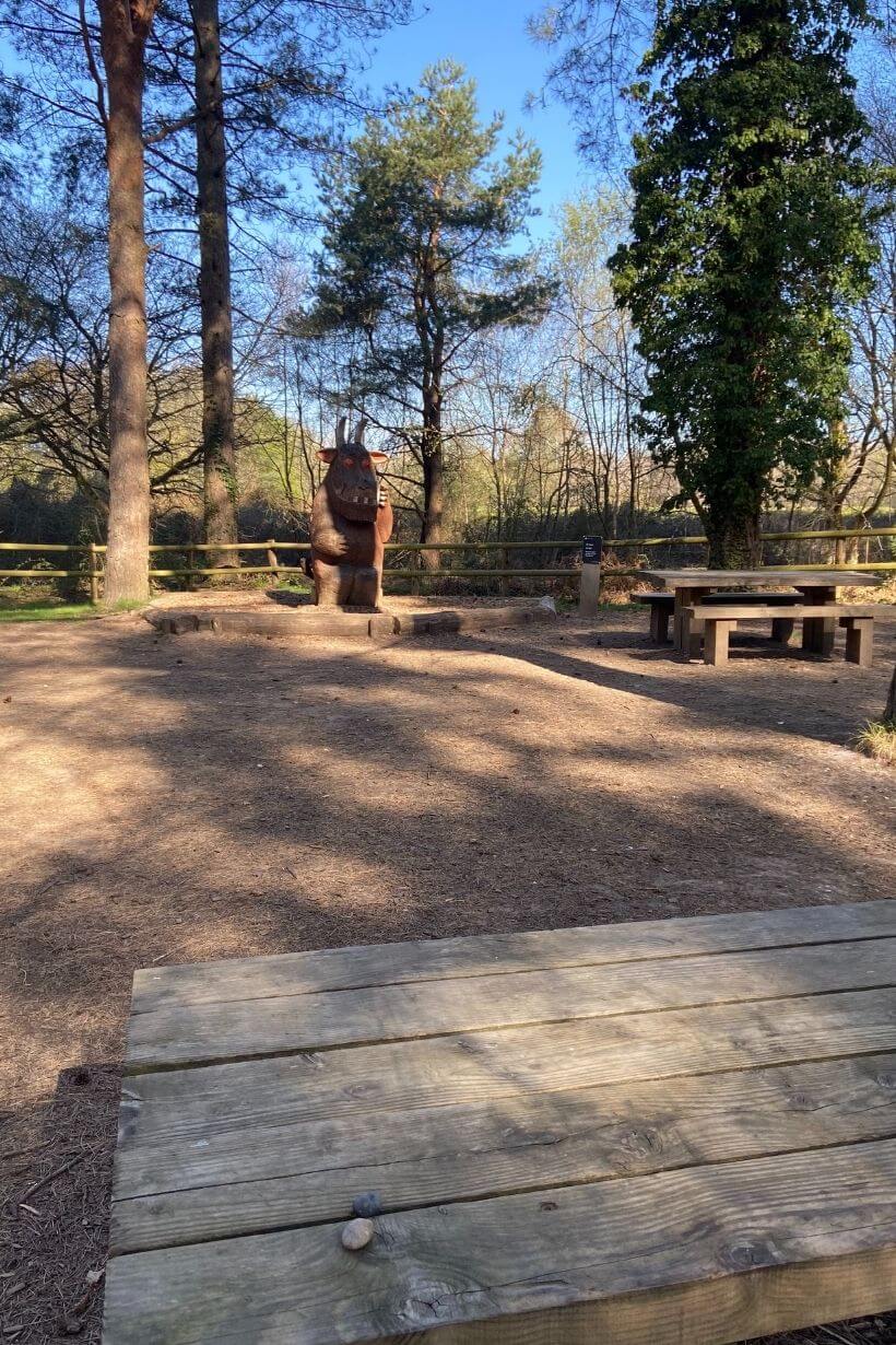 Gruffalo wooden structure