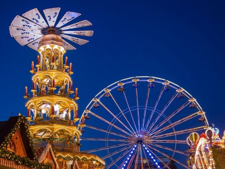 xmas fairground rides