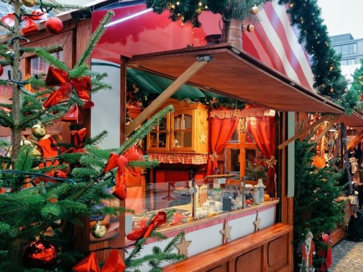 xmas market stall