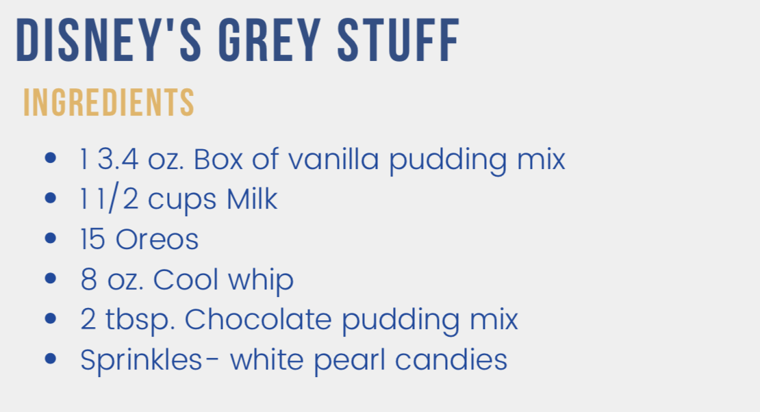 The Grey Stuff ingredients