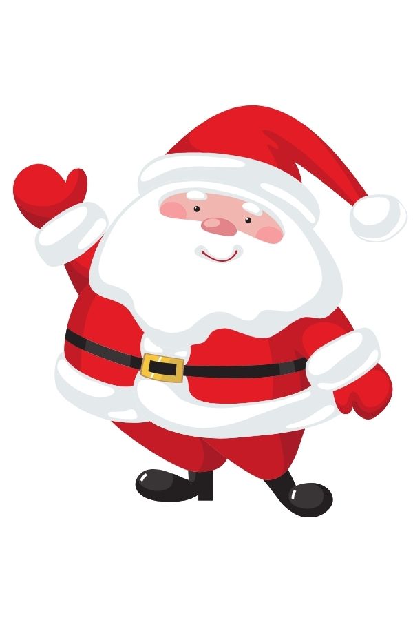 santa waving