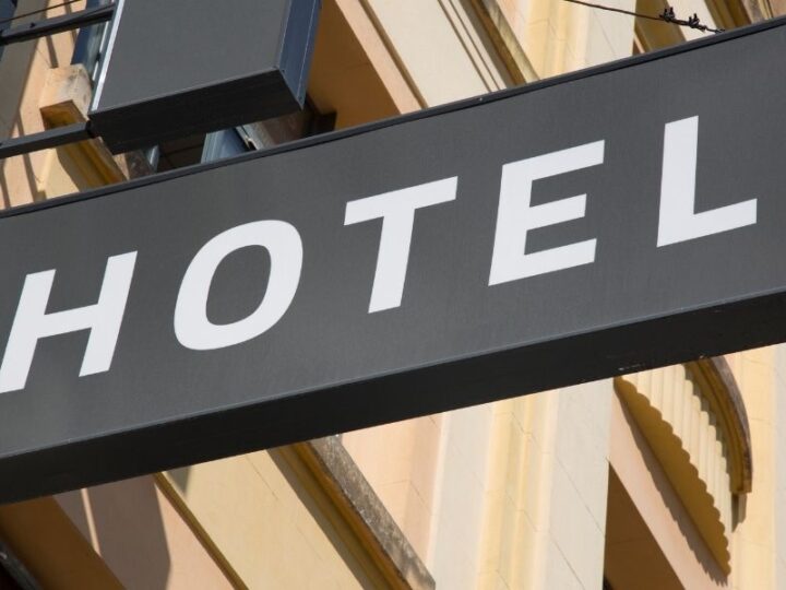 hotel sign