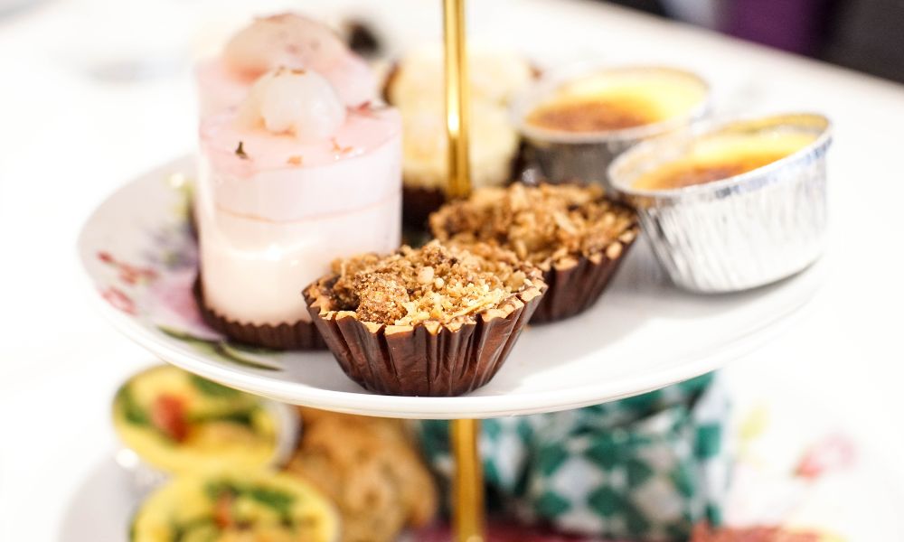 afternoon tea tray