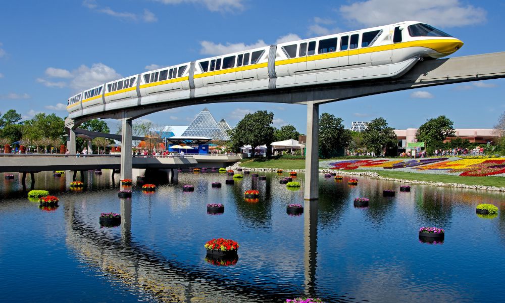 Epcot monorail line