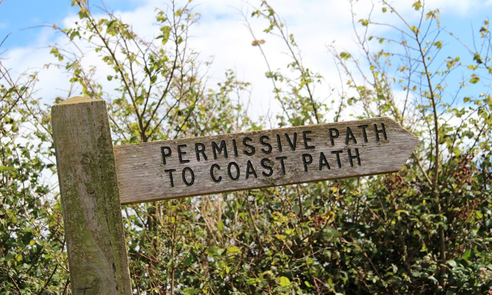 coast path sign