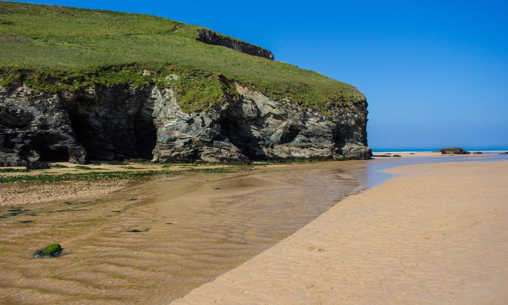 Mawgan Porth beach Cornwall