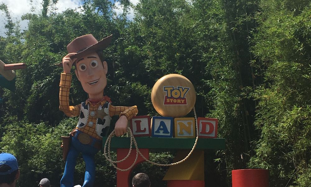 entrance to toy story land in Disney's Hollywood Studios